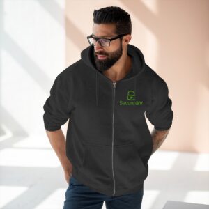 SecureWV Logo Unisex Zip Hoodie