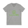 Womens SecureWV Logo Jersey Short Sleeve V-Neck Tee - Image 9