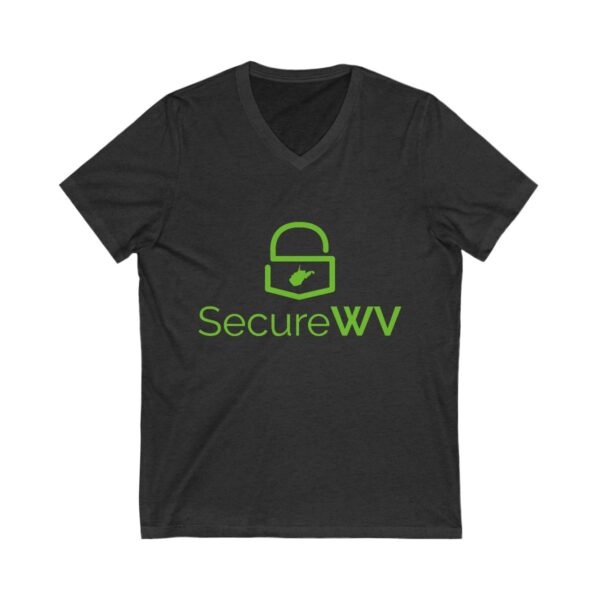 Womens SecureWV Logo Jersey Short Sleeve V-Neck Tee