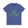 Womens SecureWV Logo Jersey Short Sleeve V-Neck Tee - Image 13