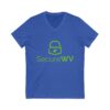 Womens SecureWV Logo Jersey Short Sleeve V-Neck Tee - Image 11