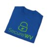 SecureWV Green Logo unisex soft-style t-shirt - Image 89