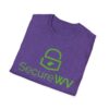 SecureWV Green Logo unisex soft-style t-shirt - Image 101