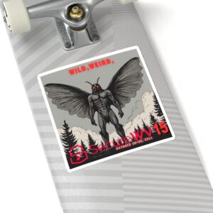 Mothman Kiss-Cut Stickers