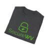 SecureWV Green Logo unisex soft-style t-shirt - Image 65
