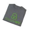 SecureWV Green Logo unisex soft-style t-shirt - Image 41