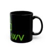 SECUREWV Logo Black Mug (11oz, 15oz) - Image 2