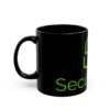 SECUREWV Logo Black Mug (11oz, 15oz) - Image 3