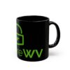 SECUREWV Logo Black Mug (11oz, 15oz) - Image 5