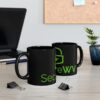 SECUREWV Logo Black Mug (11oz, 15oz) - Image 7