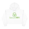 Womens SecureWV Logo Crop Hoodie - Image 4