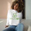 Womens SecureWV Logo Crop Hoodie - Image 6