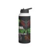 Wild & Weird Logo Stainless Steel Water Bottle, Standard Lid - Image 18
