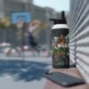 Wild & Weird Logo Stainless Steel Water Bottle, Standard Lid - Image 20