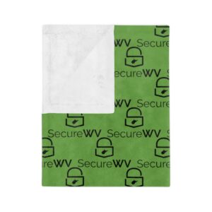 SecureWV Logo Velveteen Microfiber Blanket