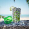 SecureWV Logo Sunsplash Tumbler with Straw, 16oz - Image 6