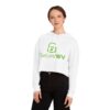 Women’s Cropped Hooded Sweatshirt - Image 6
