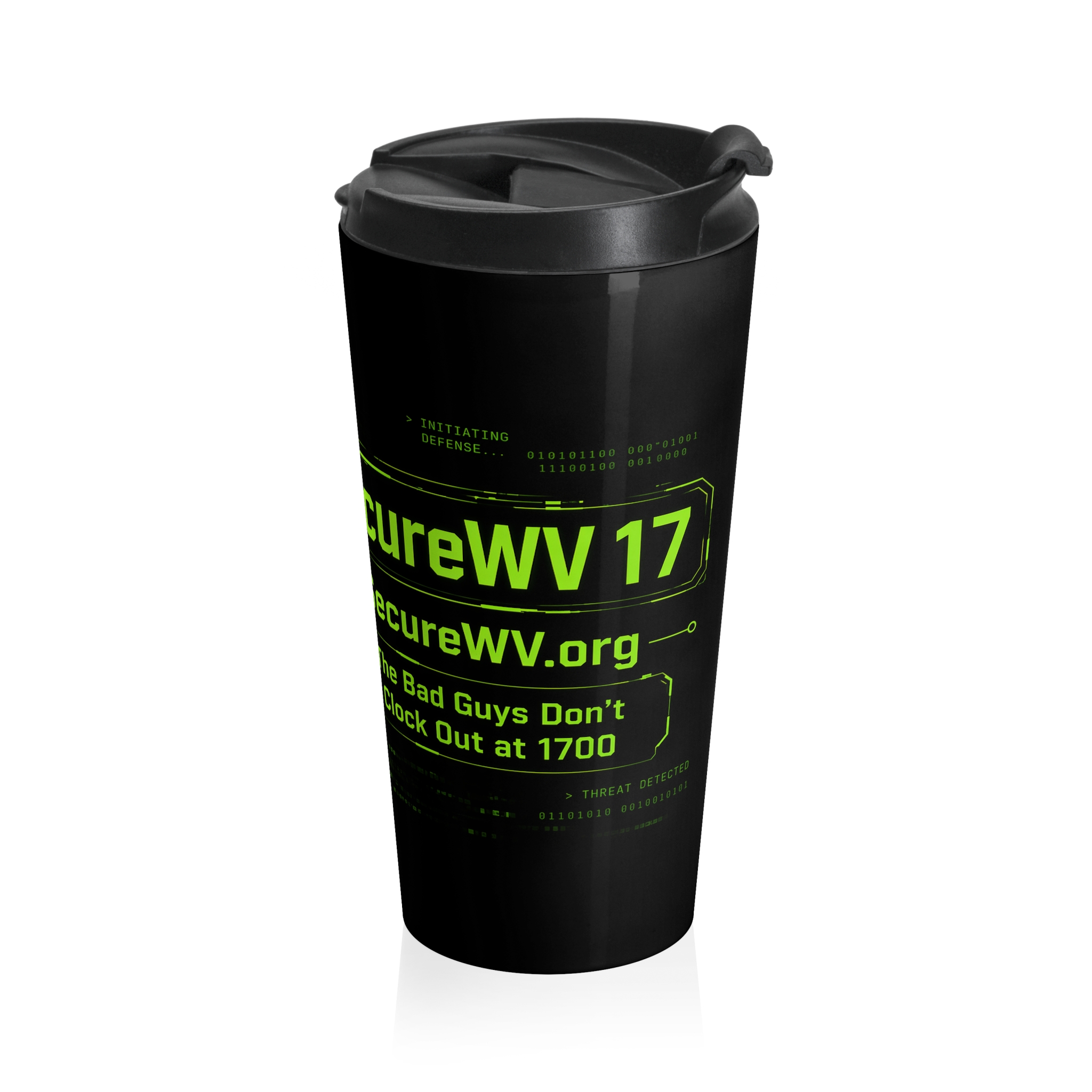 SecureWV 17: Stainless Steel Travel Mug - Image 4