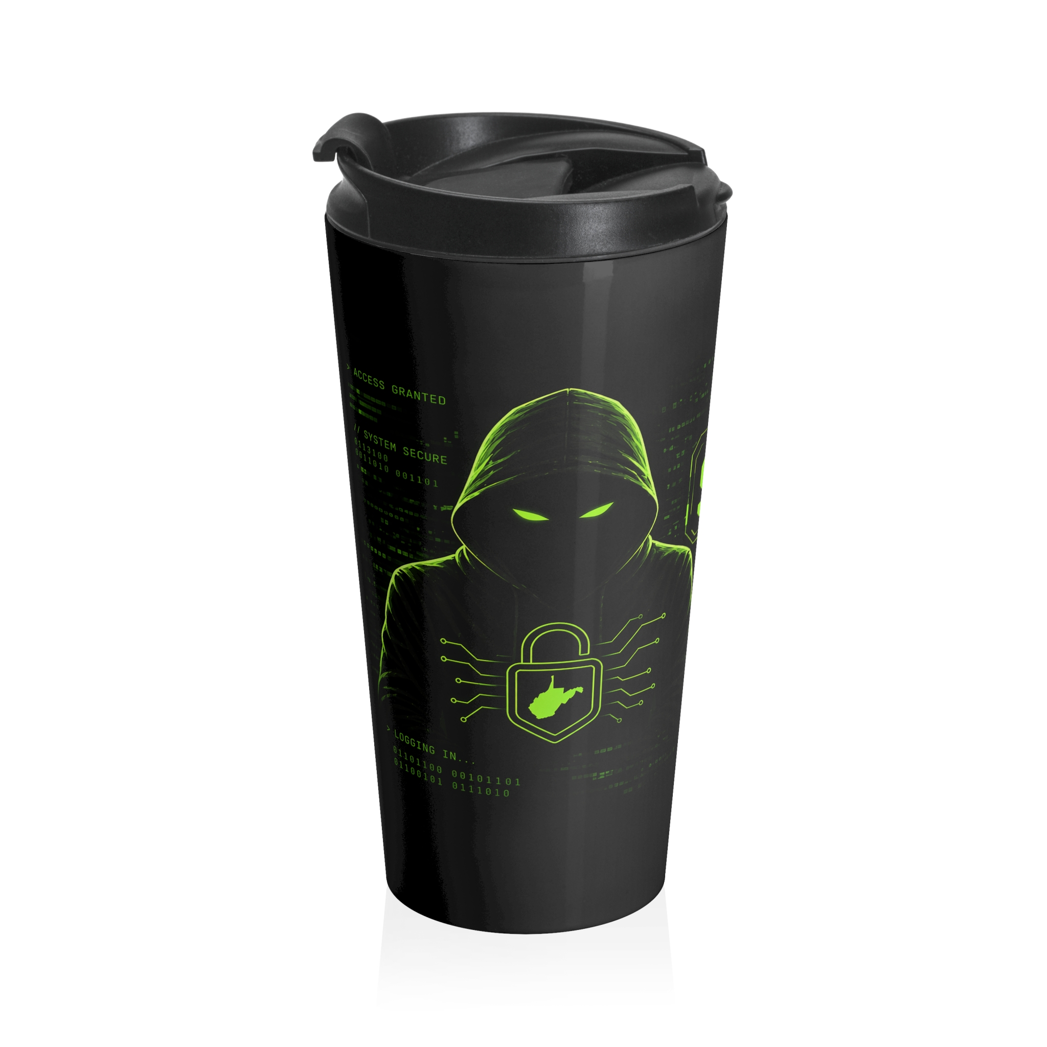 SecureWV 17: Stainless Steel Travel Mug - Image 3