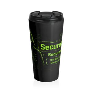 SecureWV 17: Stainless Steel Travel Mug