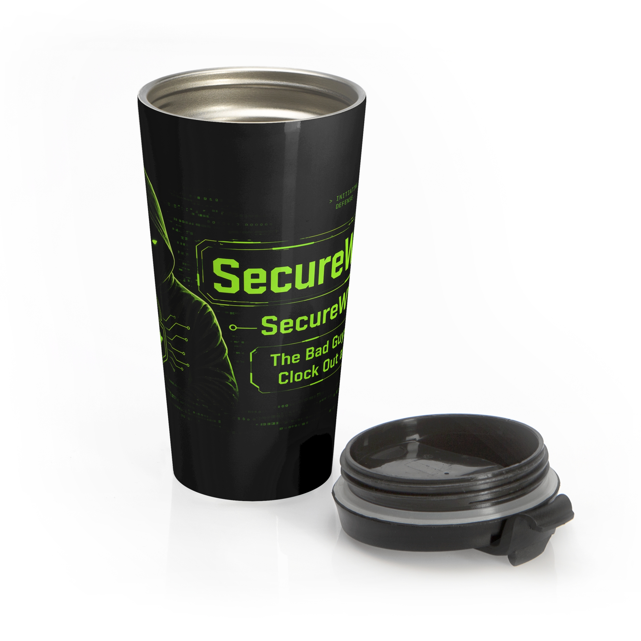 SecureWV 17: Stainless Steel Travel Mug - Image 5