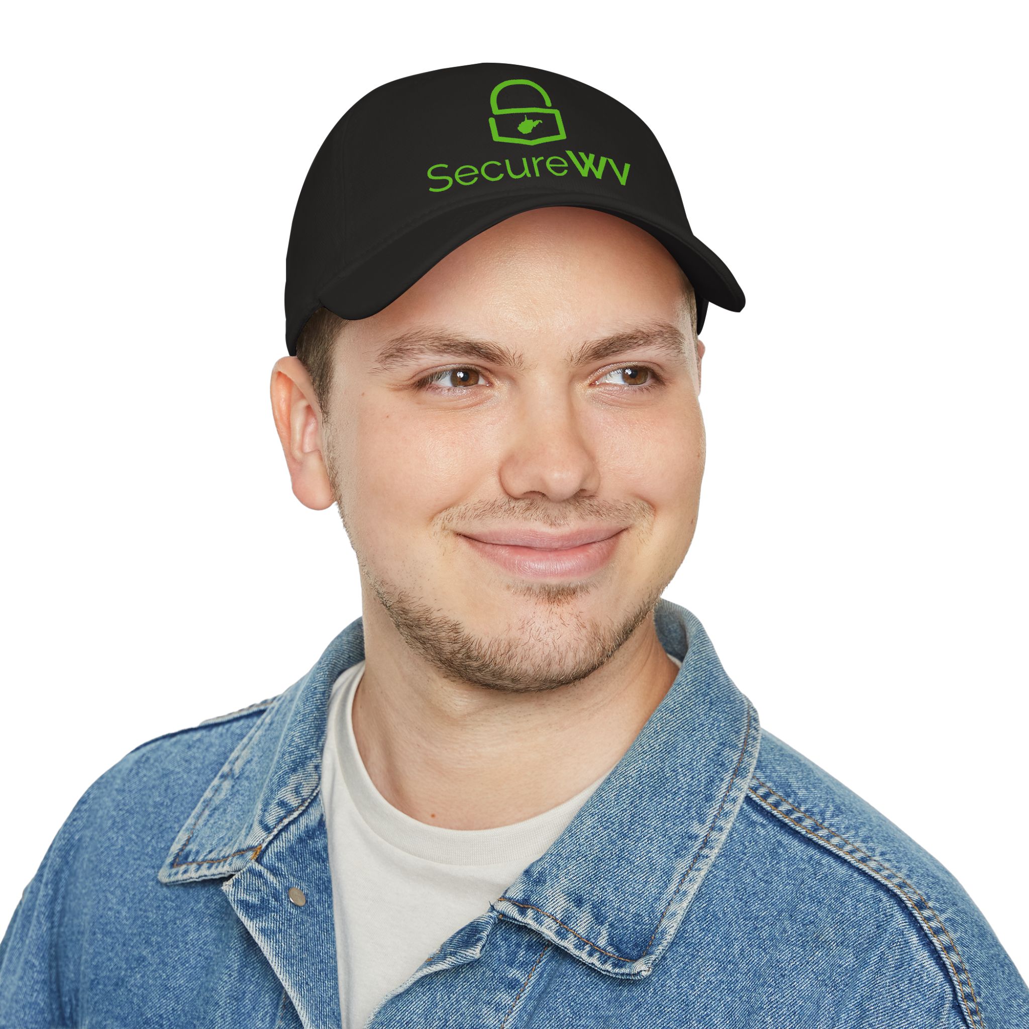 SecureWV Logo Low Profile Baseball Cap - Image 3