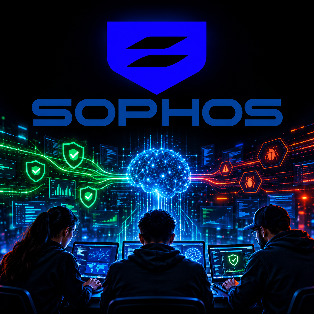 Sophos Build or Bust AI challenge artwork